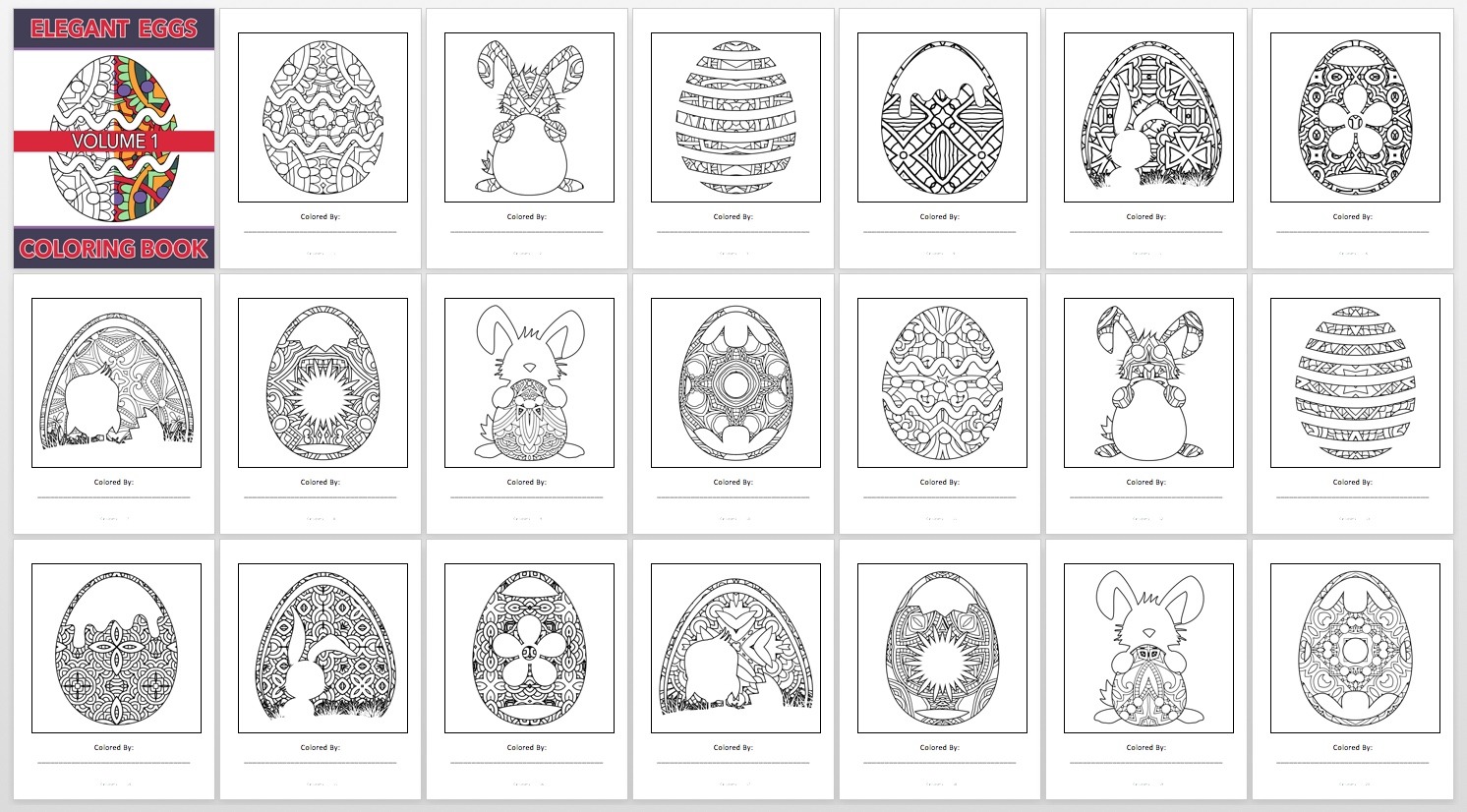 Elegant Eggs, V1 – Book Preview