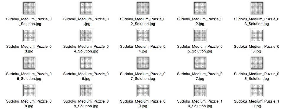 Medium Puzzles