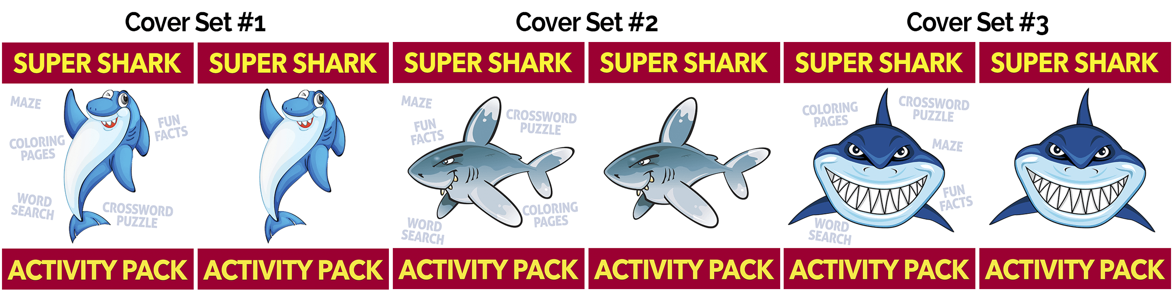 Super Shark Pack Covers