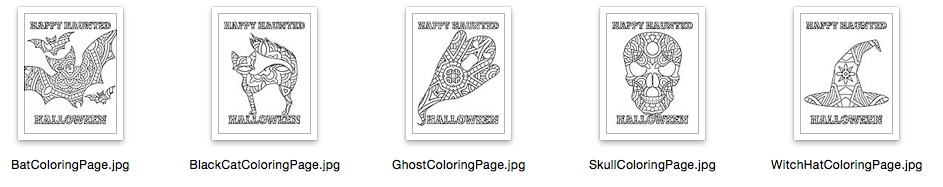 Haunted Halloween Coloring Pages