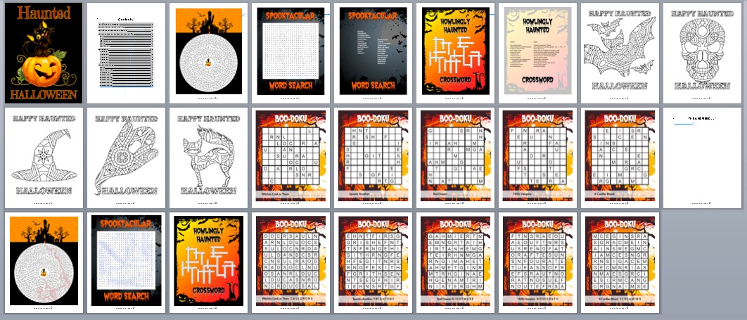 Haunted Halloween DFY Book – Option 1