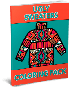 Ugly Sweaters Coloring Pack
