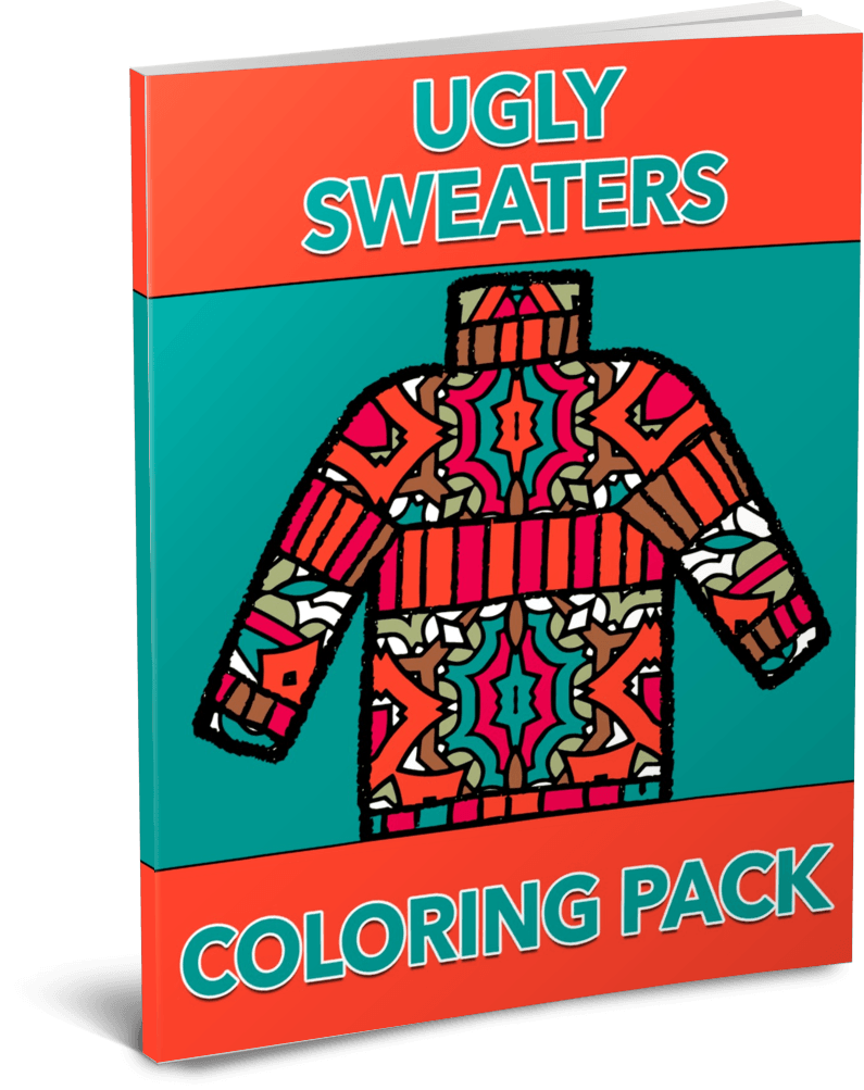 Ugly Sweaters Coloring Pack