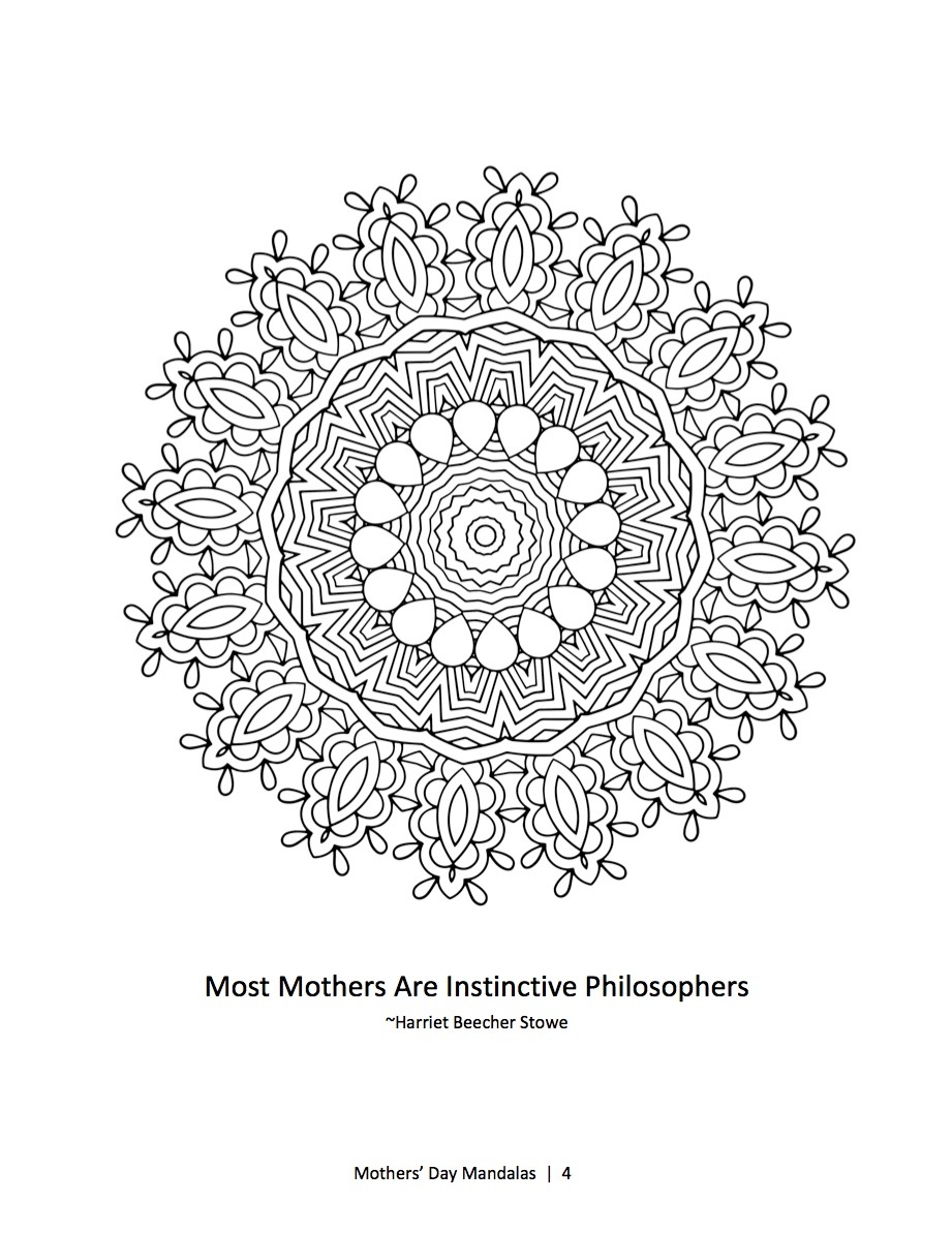 Mothers Day Mandalas - Page Preview - 02