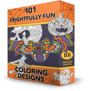 Frightfully Fun Halloween Coloring Designs by Shawn Hansen