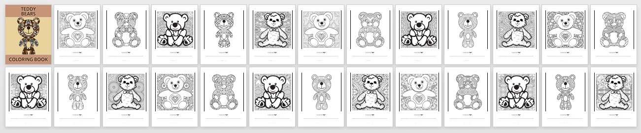 Teddy Bears Book Preview