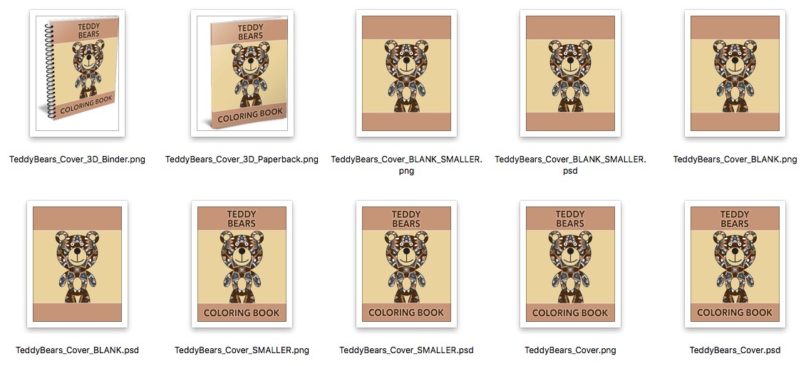 Teddy Bears Covers Preview